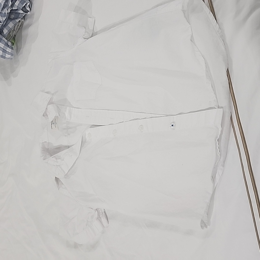 Short sleeved button down shirt boys